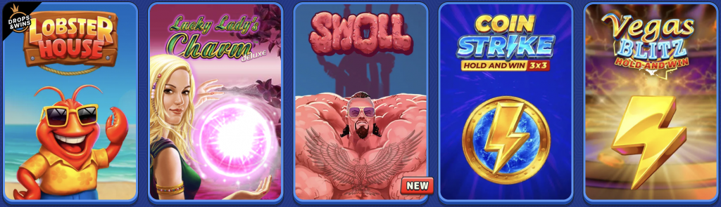 Jeux disponibles sur Pistolo Casino