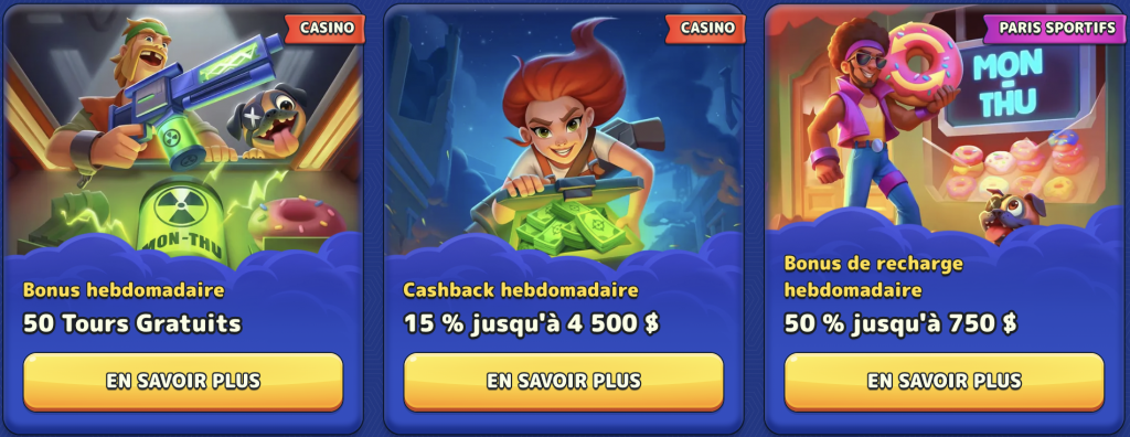 Remboursement du casino en direct